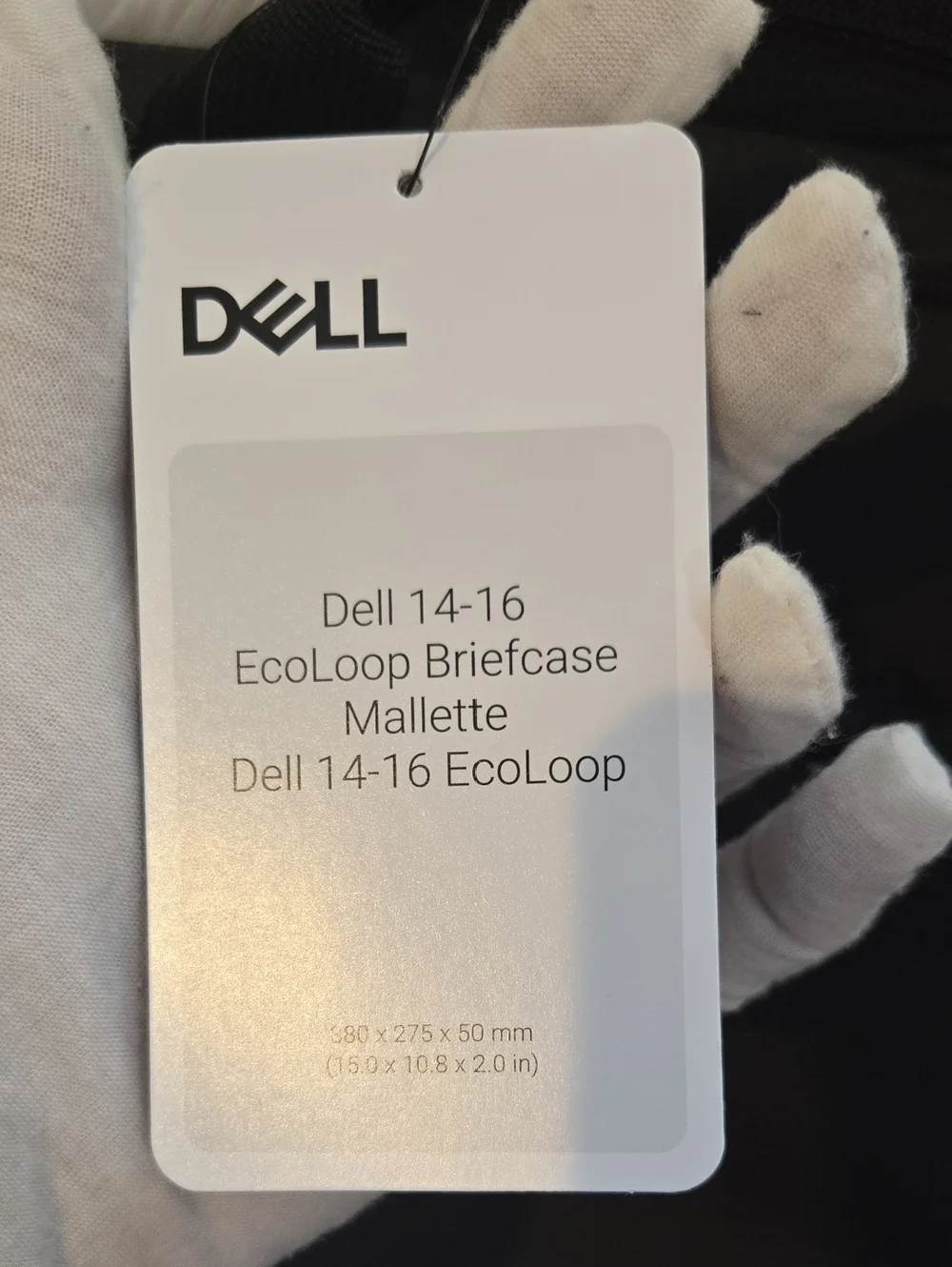 Dell 14-16 Ecoloop Briedcase Mallette Blavk Laptop Bag NWT